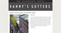 Desktop Screenshot of dannysgutters.com